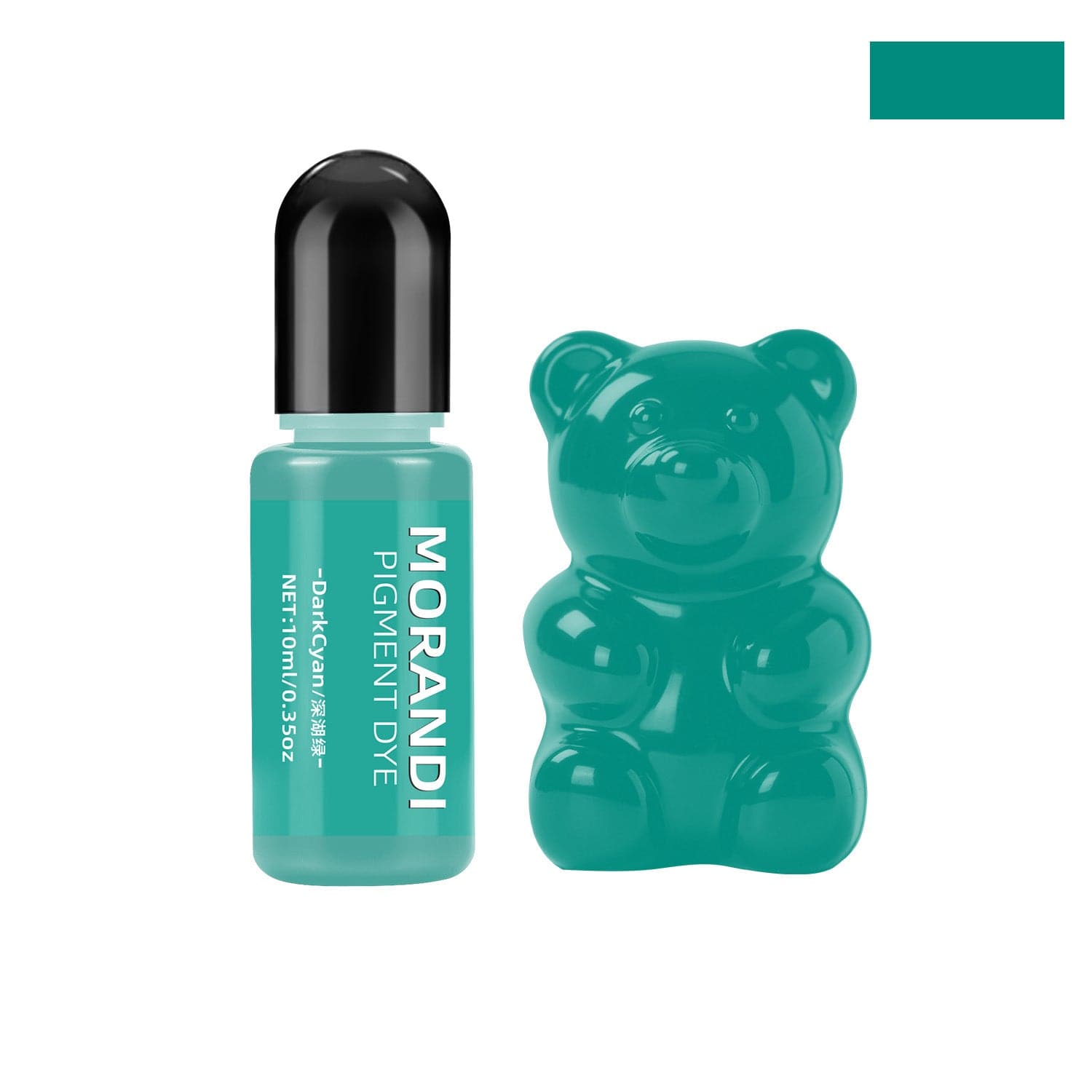 Crafteria Dark Cyan Morandi Resin Pigment Dye Single Colour