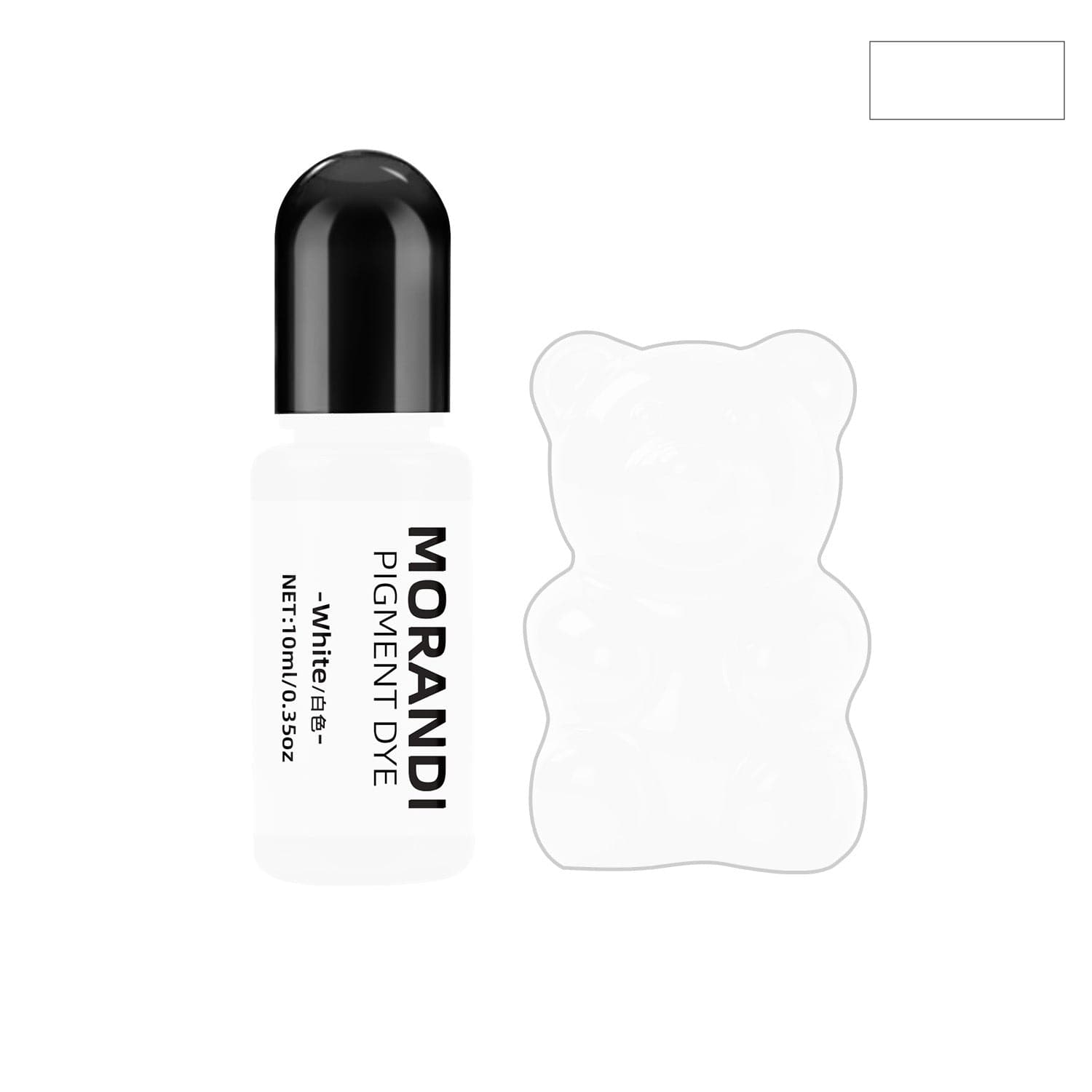 Crafteria White Morandi Resin Pigment Dye Single Colour