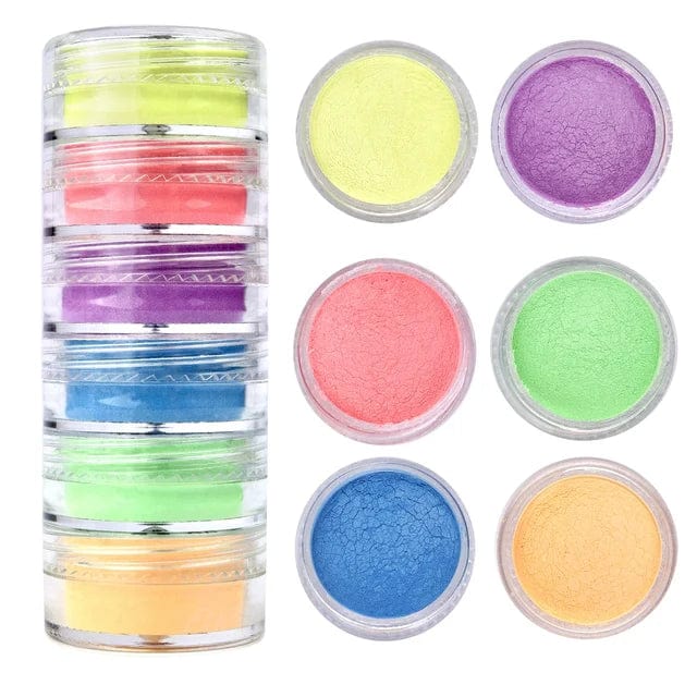 JUST CRAFT IT MICA POWDER 6 Shade Pearl Mica Powder (A)
