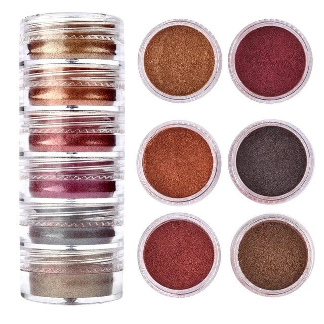 JUST CRAFT IT MICA POWDER 6 Shade Pearl Mica Powder (I)