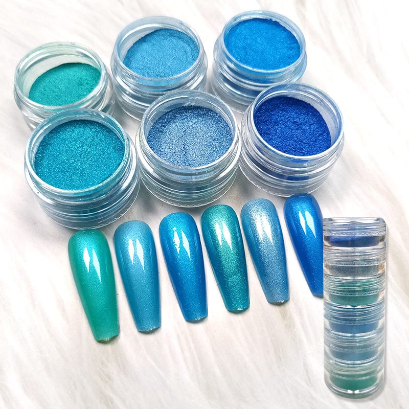 JUST CRAFT IT MICA POWDER 6 Shade Pearl Mica Powder (O)