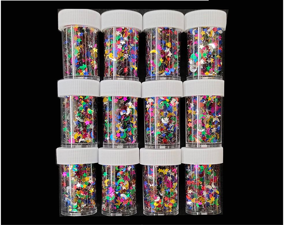 My Store GLITTERS 12 IN 1 MIX SEQUINES DABI SET