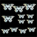 Crafteria Rainbow 3D Metallic Butterflies Decoration D01