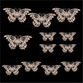 Crafteria Copper 3D Metallic Butterflies Decoration D01