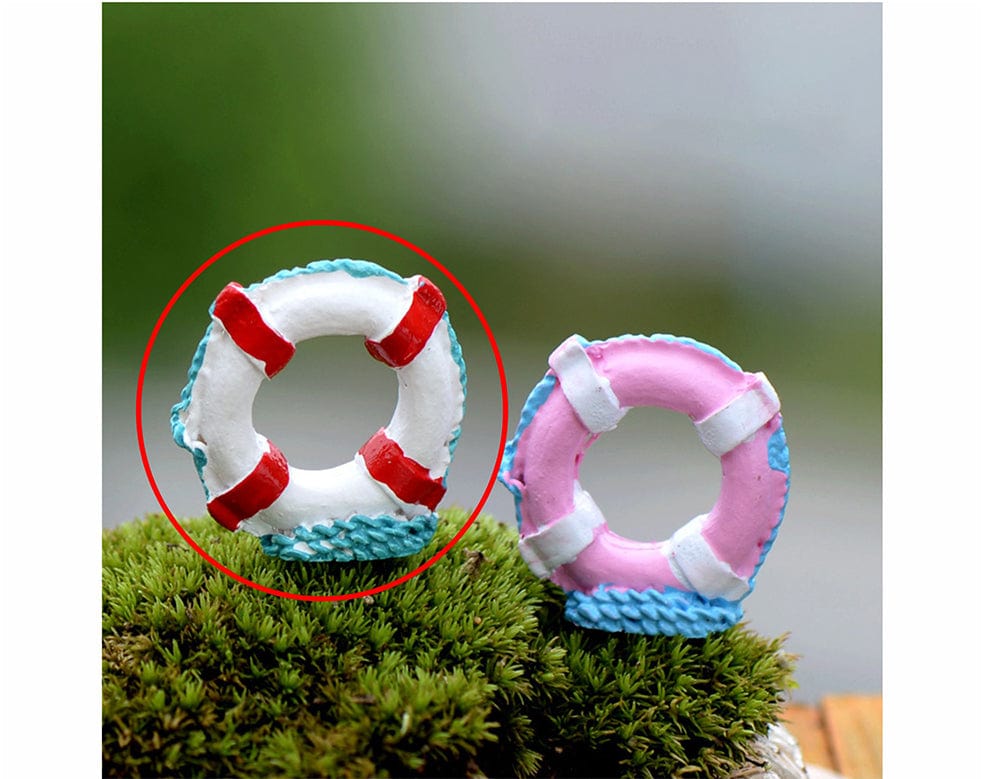 my store MINIATURE WHITE LIFE BUOY MINIATURE