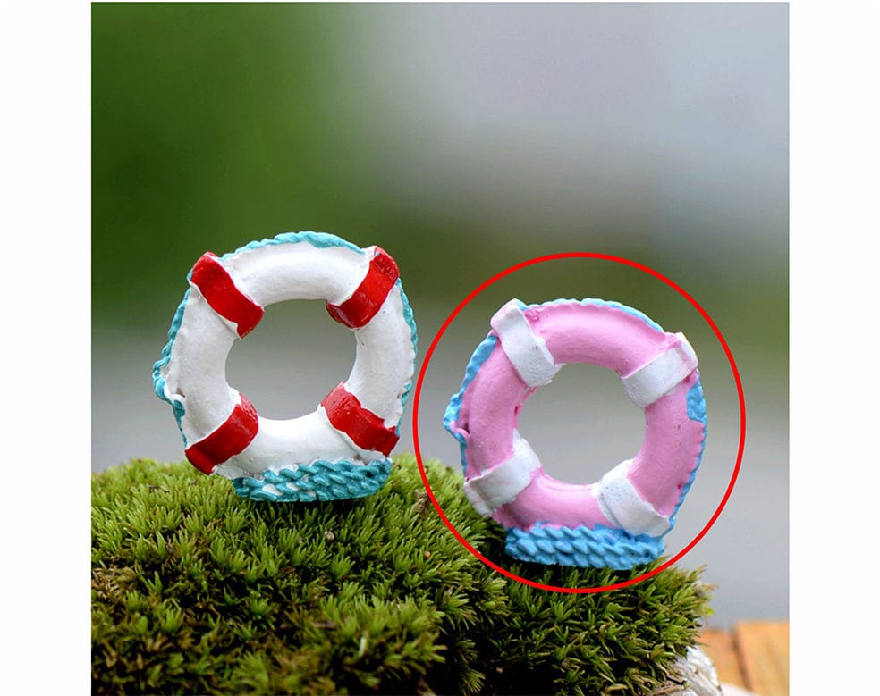 my store MINIATURE PINK LIFE BUOY MINIATURE