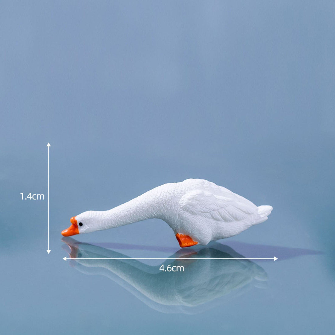 my store MINIATURE Bare-Footed White Goose