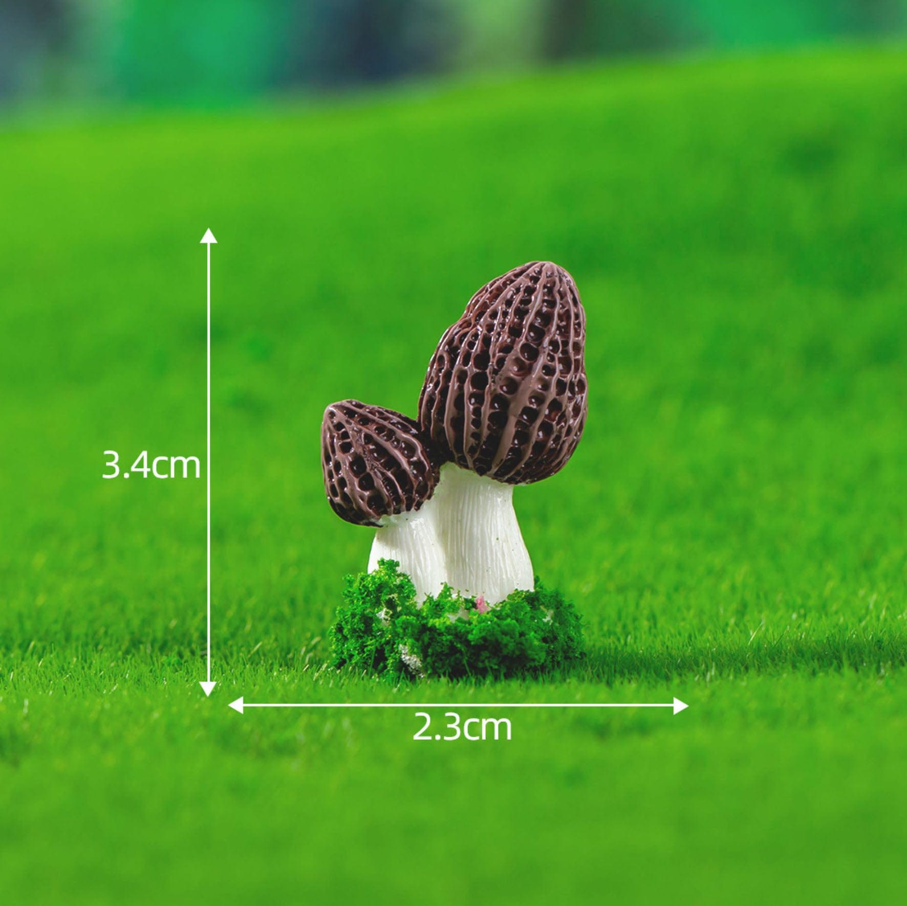 my store MINIATURE White Mushrooms