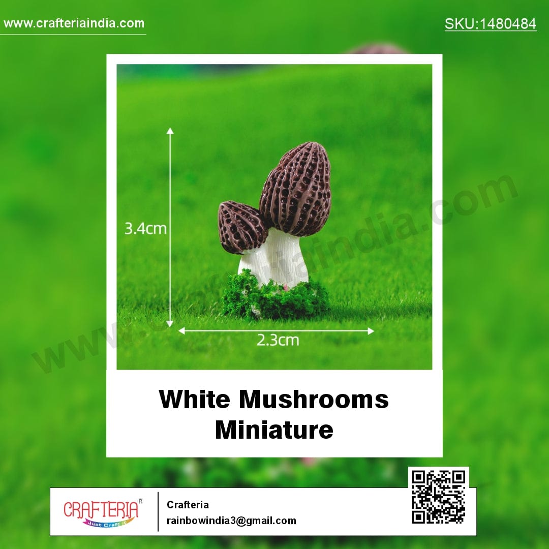 my store MINIATURE White Mushrooms