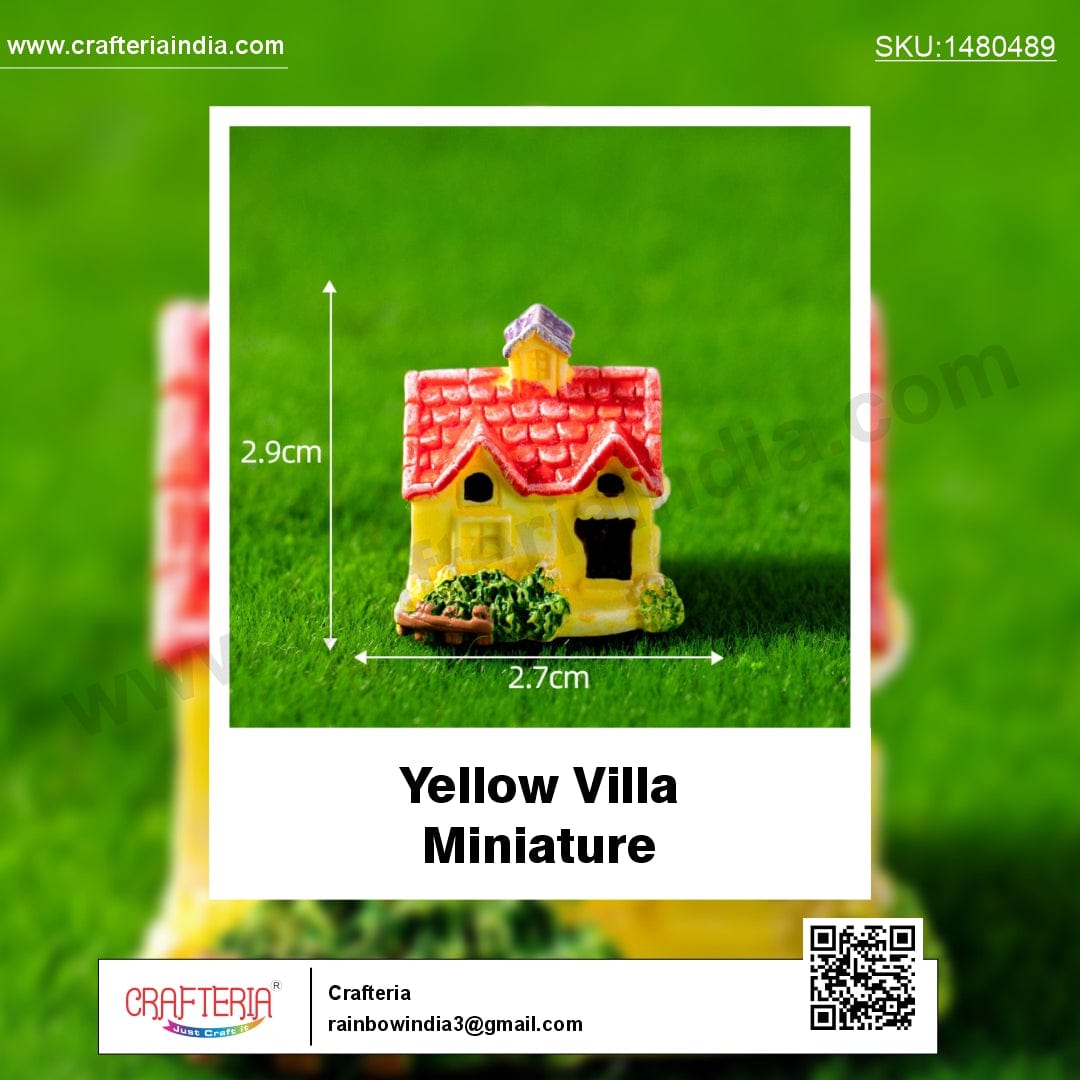 my store MINIATURE Yellow Villa