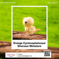 my store MINIATURE Orange Cyclocephalosaur Dinosaur
