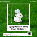 my store MINIATURE Lying Down To Sleep Fawn
