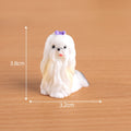 my store MINIATURE Purple Butterfly Black Tail Maltese Dog
