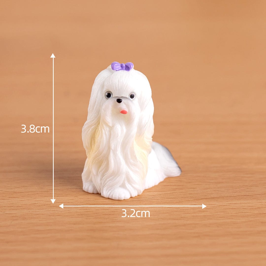 my store MINIATURE Purple Butterfly Black Tail Maltese Dog