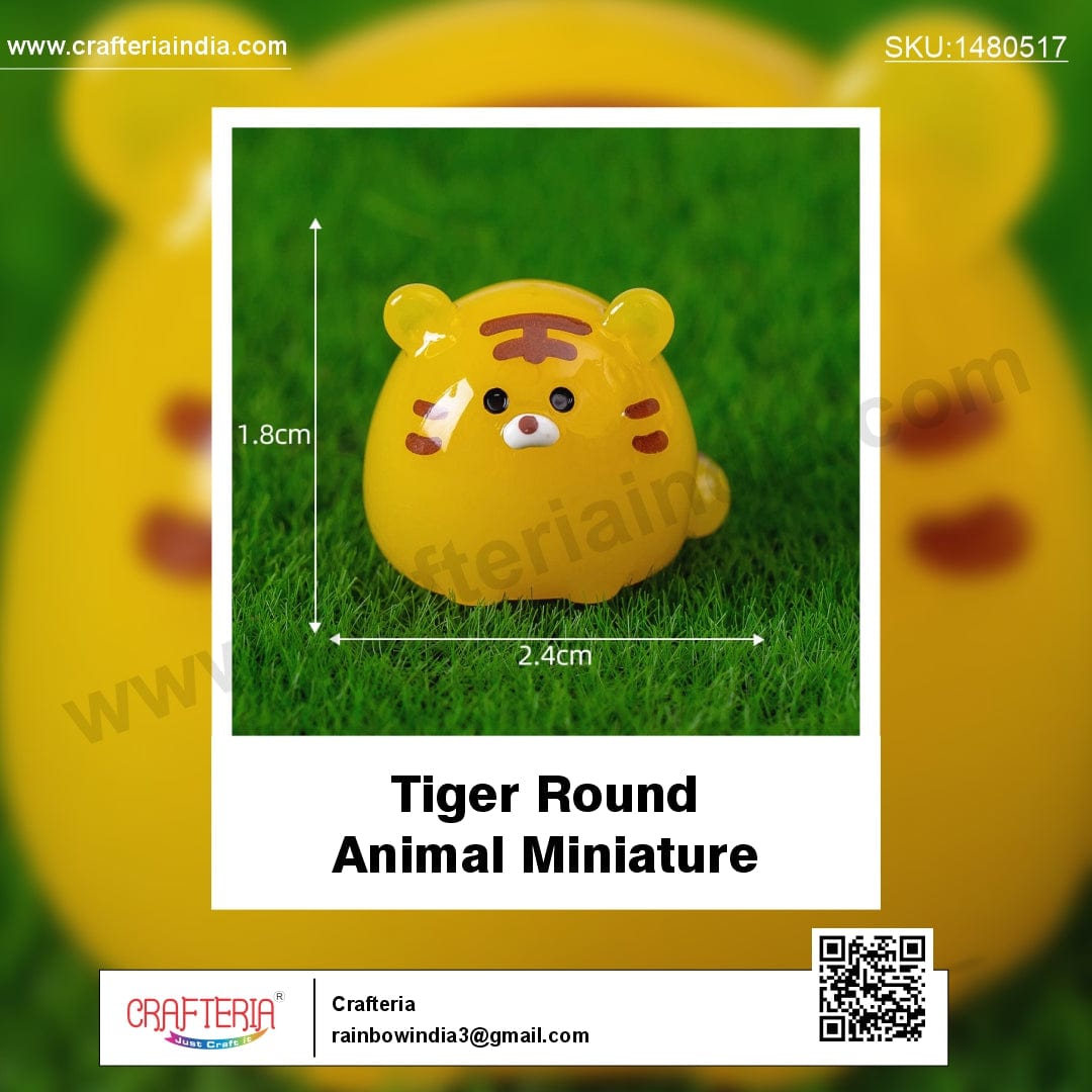 my store MINIATURE Tiger Round Animal
