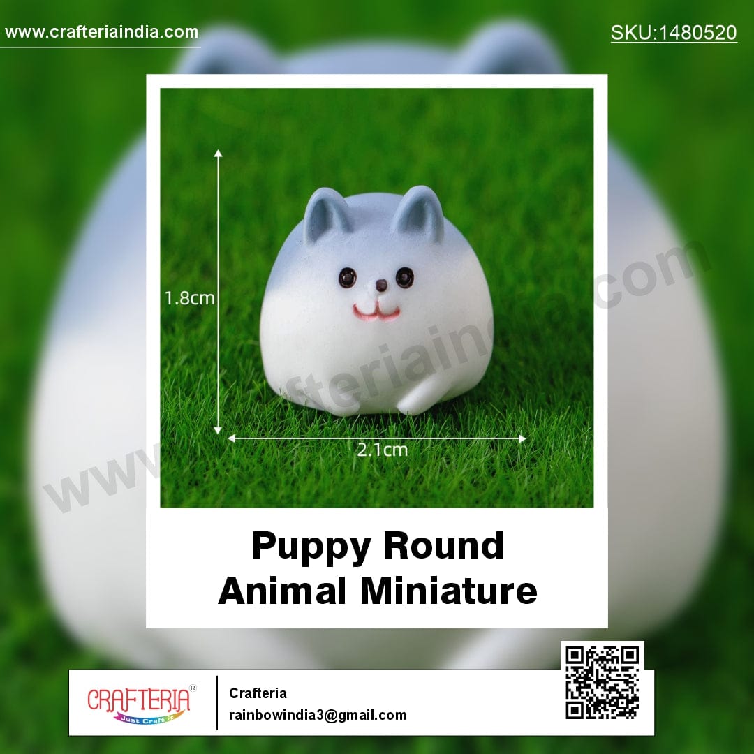 my store MINIATURE Puppy Round Animal