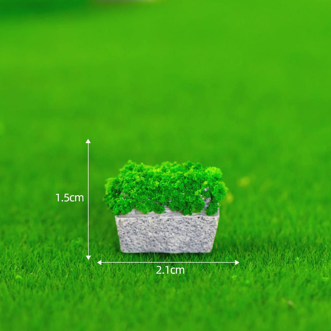 my store MINIATURE Small Rectangular Grass Terrace