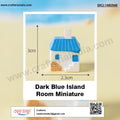 my store MINIATURE Dark Blue Island Room