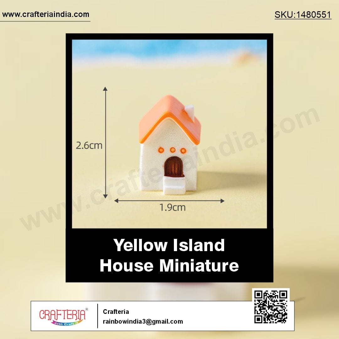 my store MINIATURE Yellow Island House