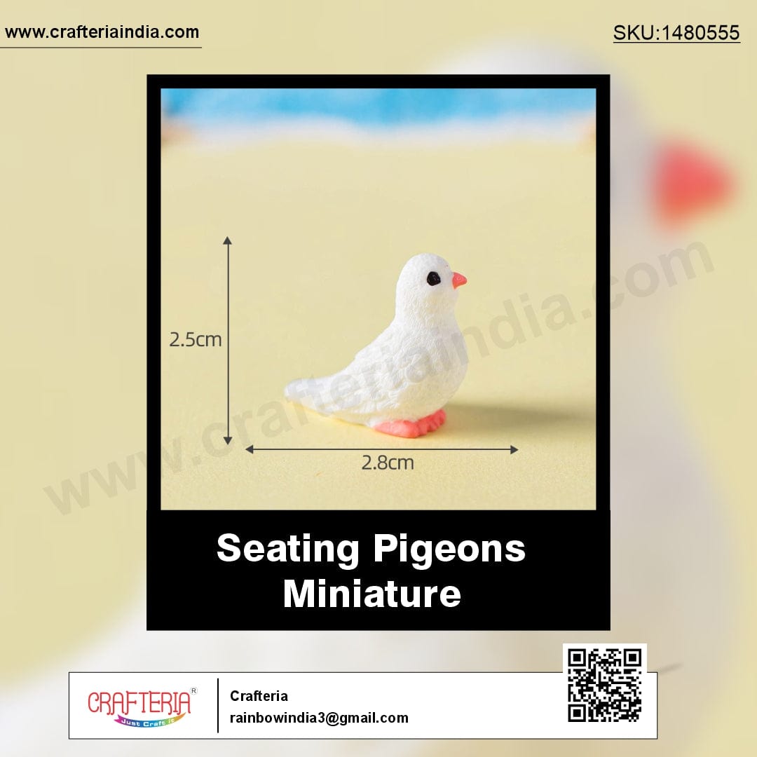 my store MINIATURE Seating Pigeons