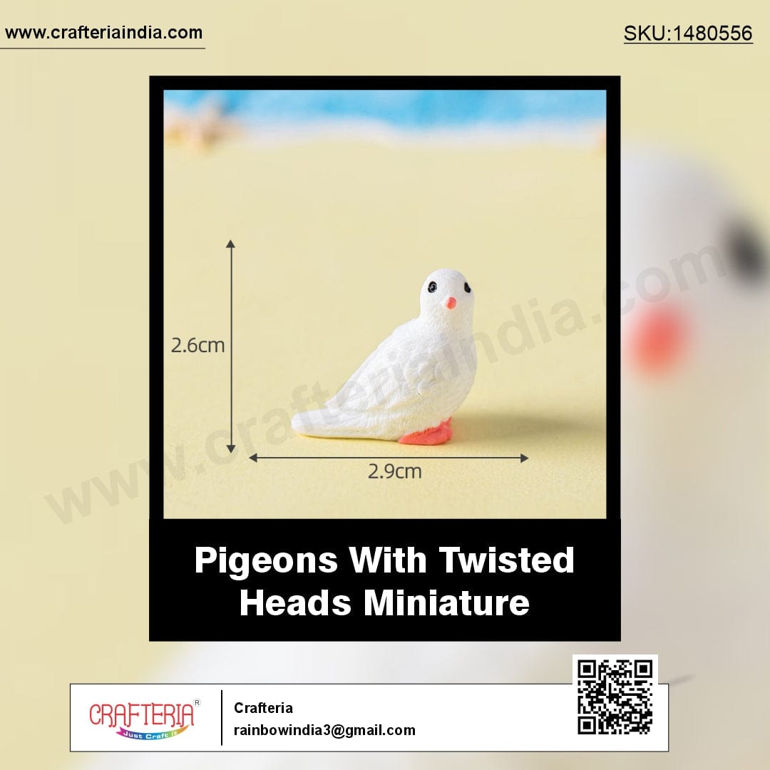 my store MINIATURE Pigeons With Twisted Heads