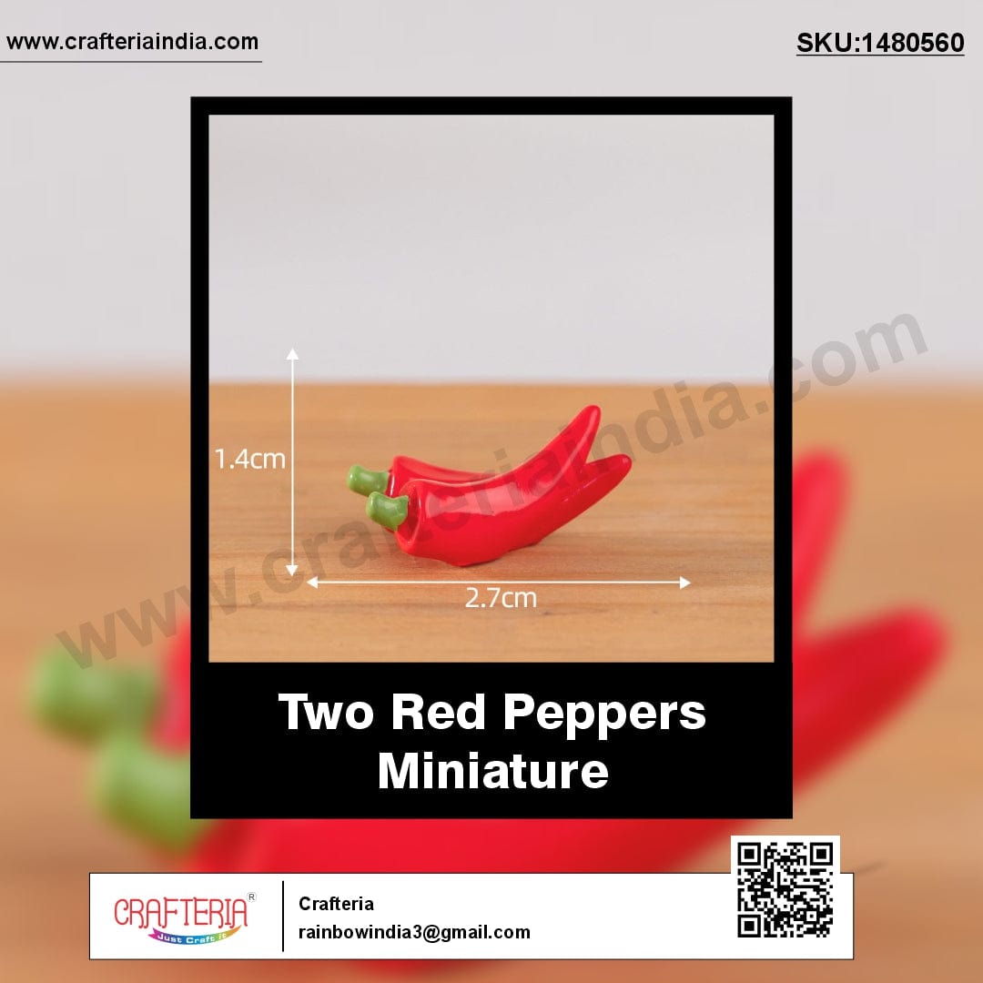 my store MINIATURE Two Red Peppers