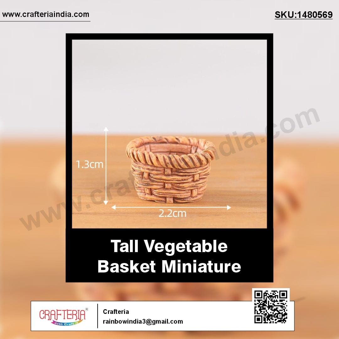 my store MINIATURE Tall Vegetable Basket