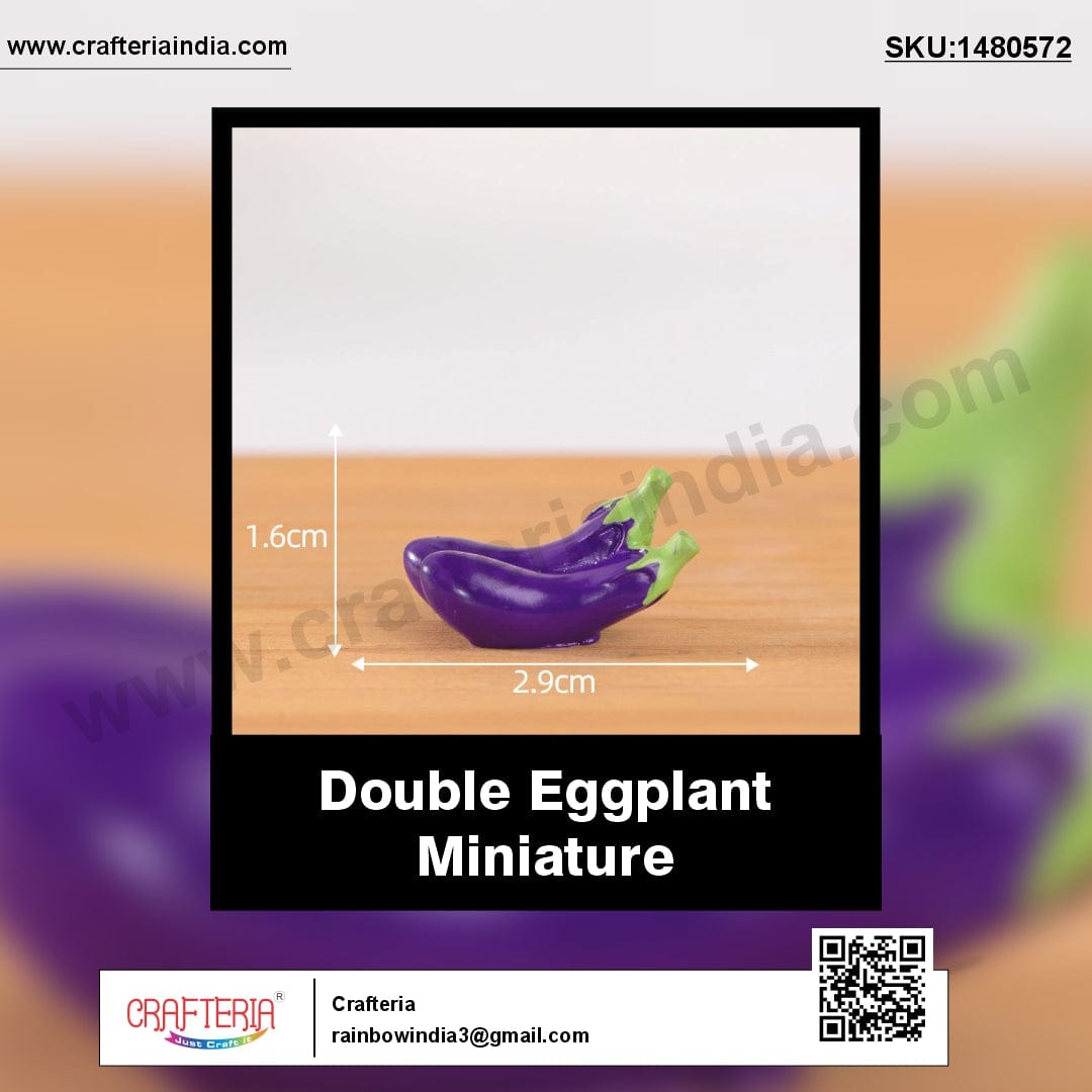 my store MINIATURE Double Eggplant