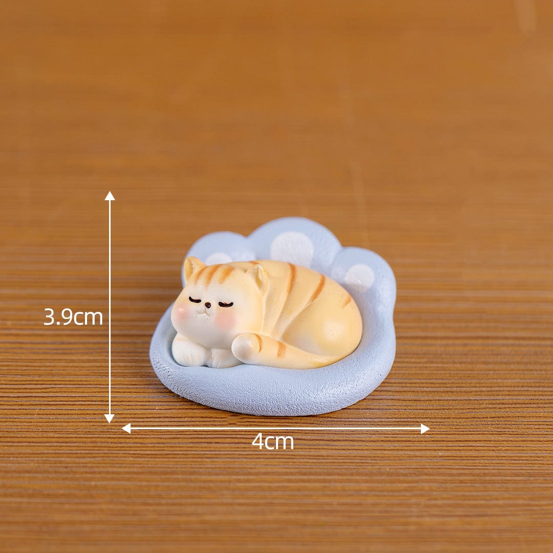 my store MINIATURE Cat Sleeping On Pillow