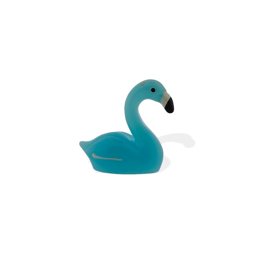my store MINIATURE Small Blue Flamingos