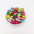 my store BEADS Round Smiley Face Beads (Col+Blk)