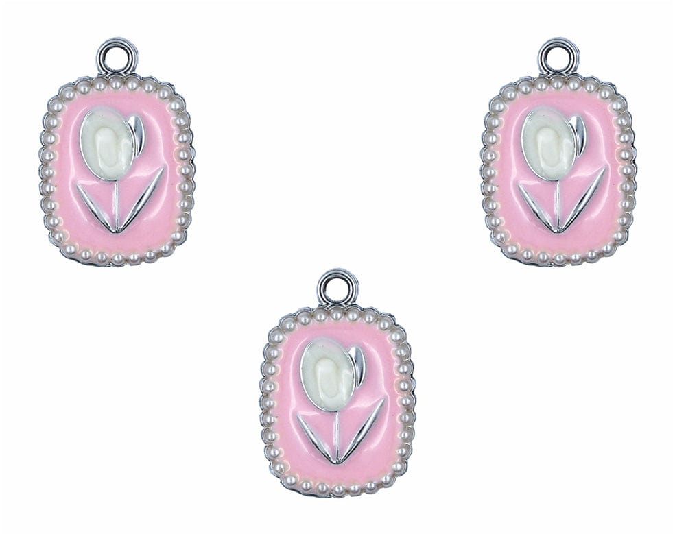 my store CHARMS TULIP FLOWER ENAMEL PENDANT CHARMS
