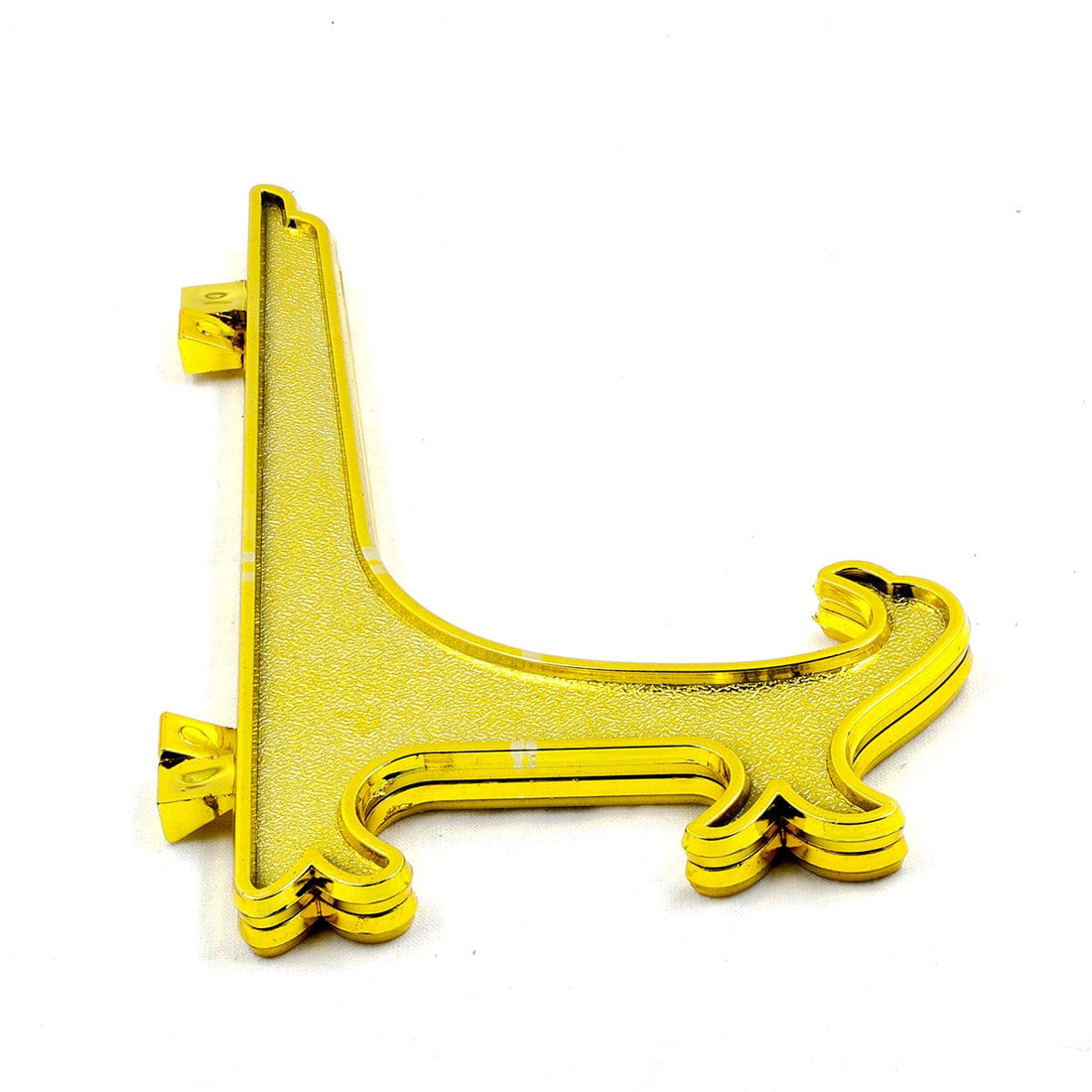 my store PLASTIC STAND 6" Gold Plastic Folding Stand
