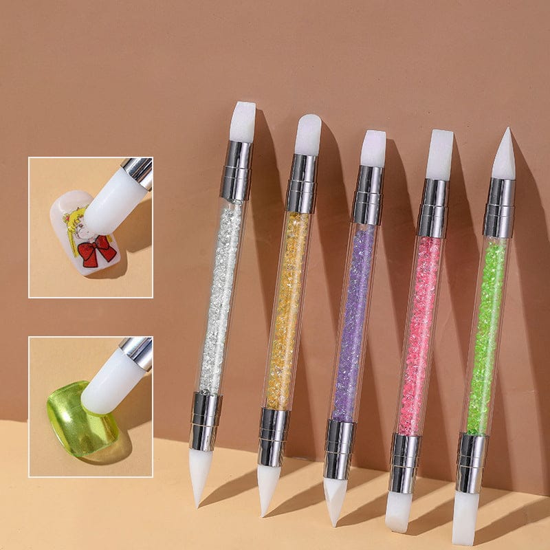 Crafteria 5Pcs Double Side Silicon Tip
