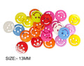 Crafteria 13MM SMILY COLOURFUL BUTTON