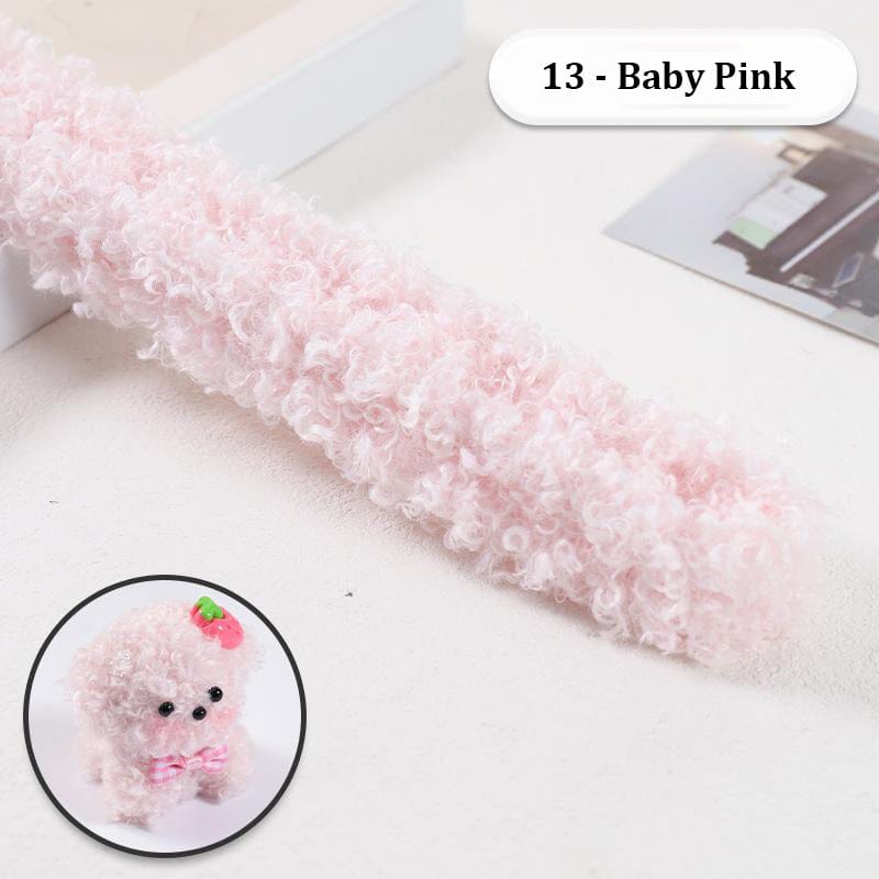 Crafteria C13 Rabbit Fur Pipe Cleaners 1Mtr Approx.
