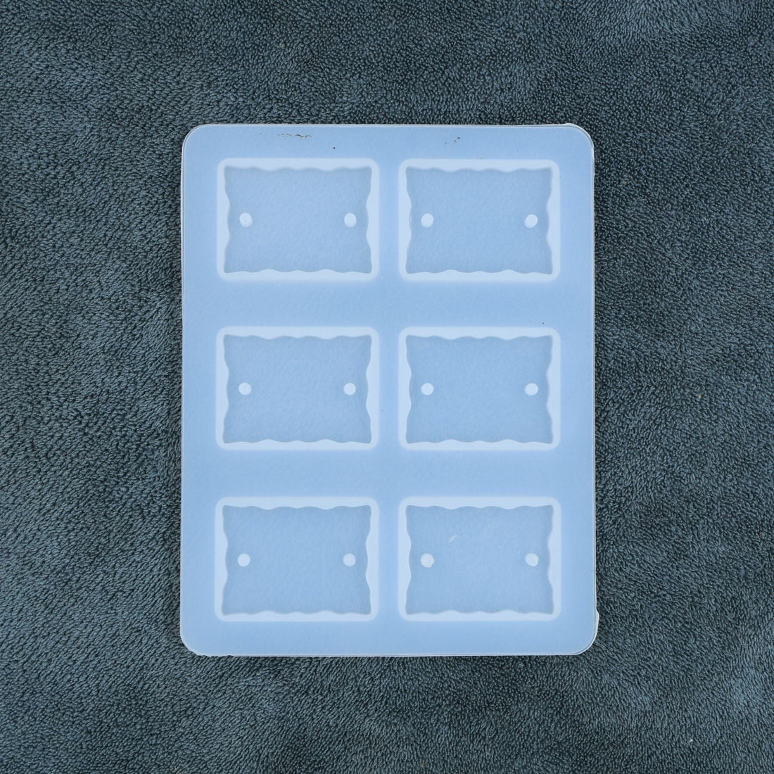 My Store Silicon Mould 6 Cavity Rectangle Agate Rakhi & Bracelet Mould