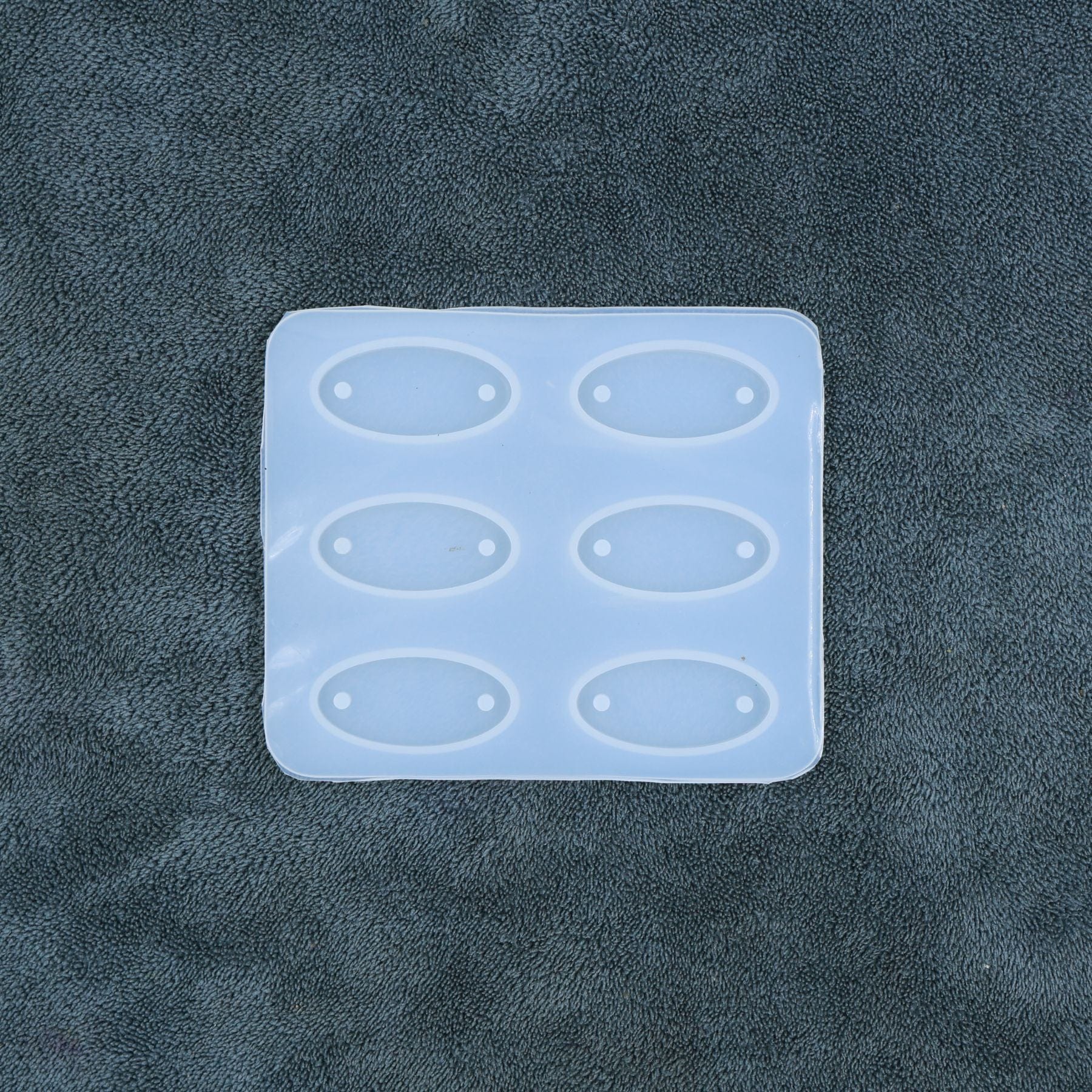 My Store Silicon Mould 6 Cavity Small Oval Rakhi & Bracelet Mould