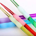Crafteria 5 PC FLAT BRUSH SET NYLON GRIP