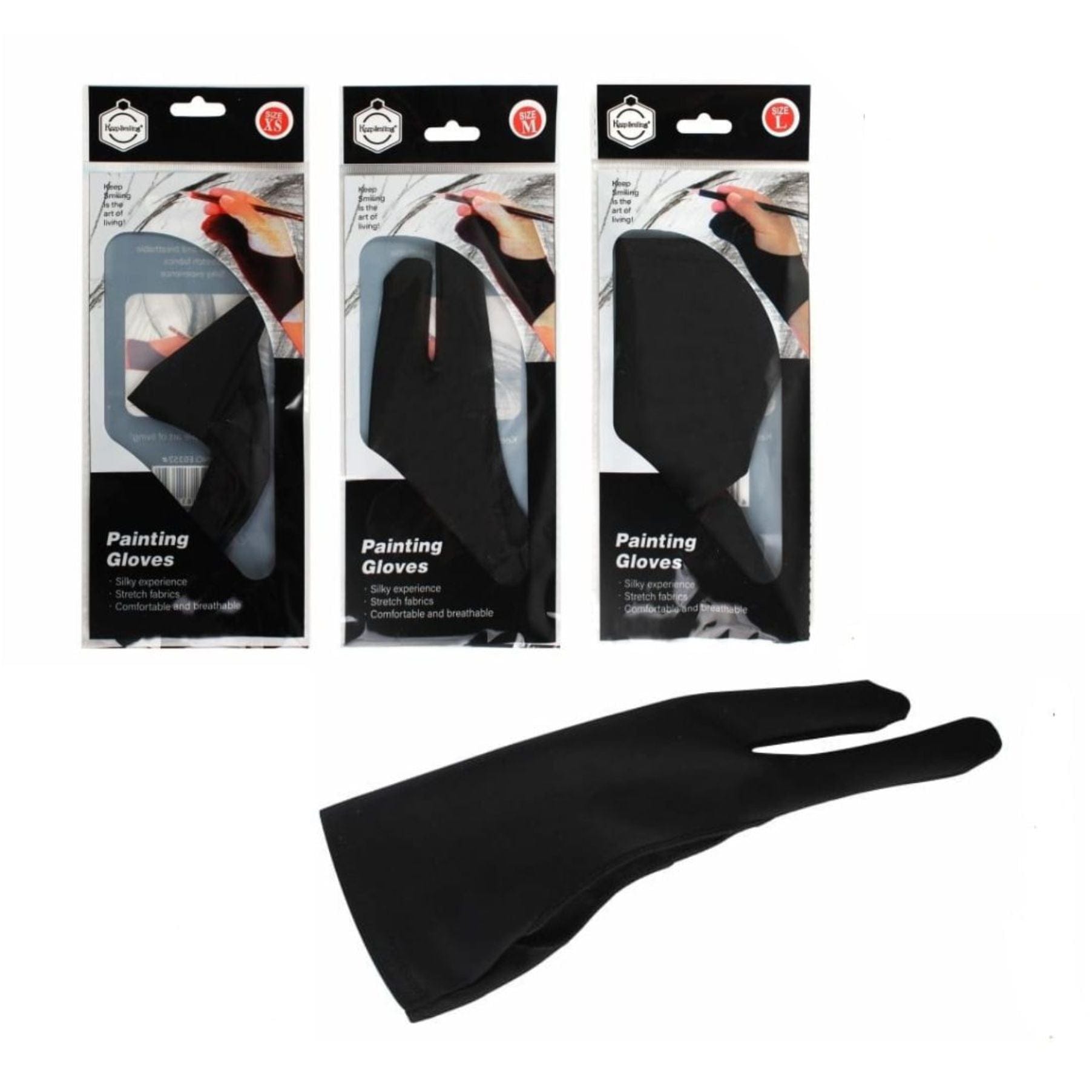 Keep Smiling POTTERY TOOL Painting Gloves Medium