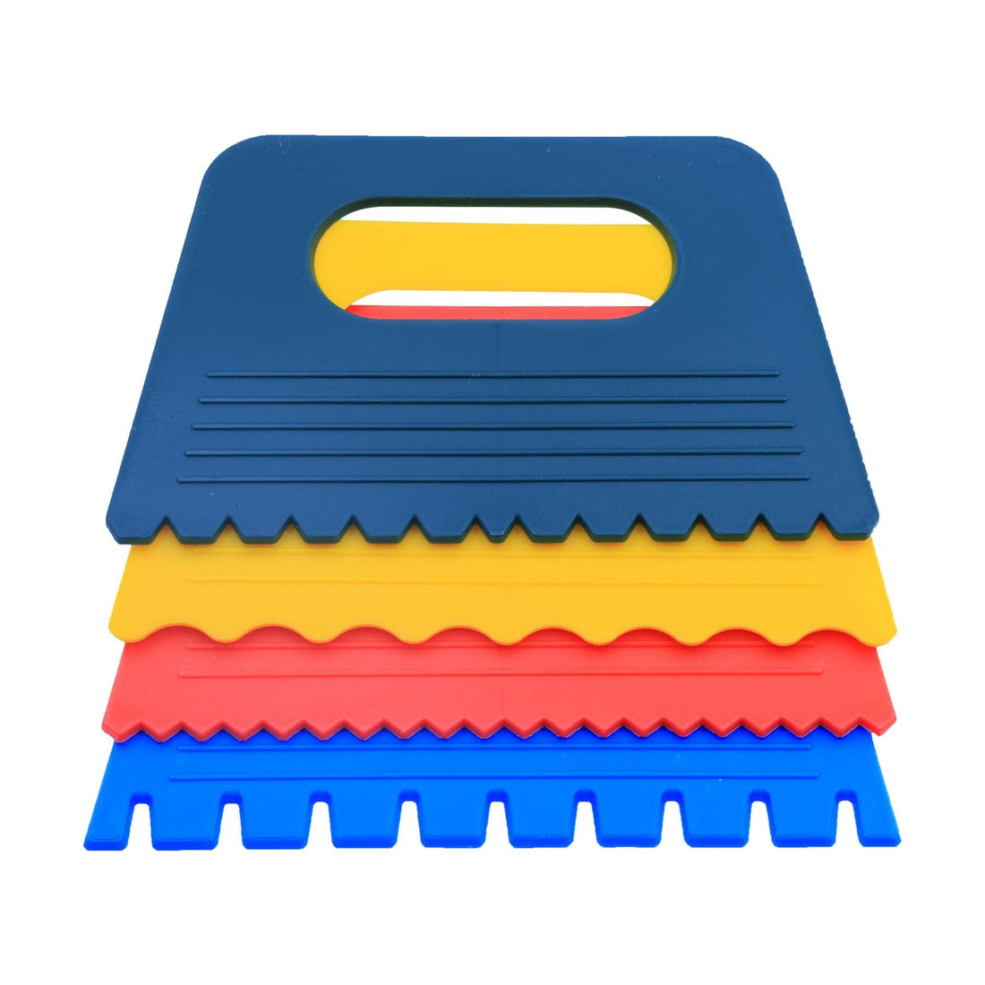 Keep Smiling POTTERY TOOL 4Pcs Paint Scrapers for Art painting Graffiti Texture Tools