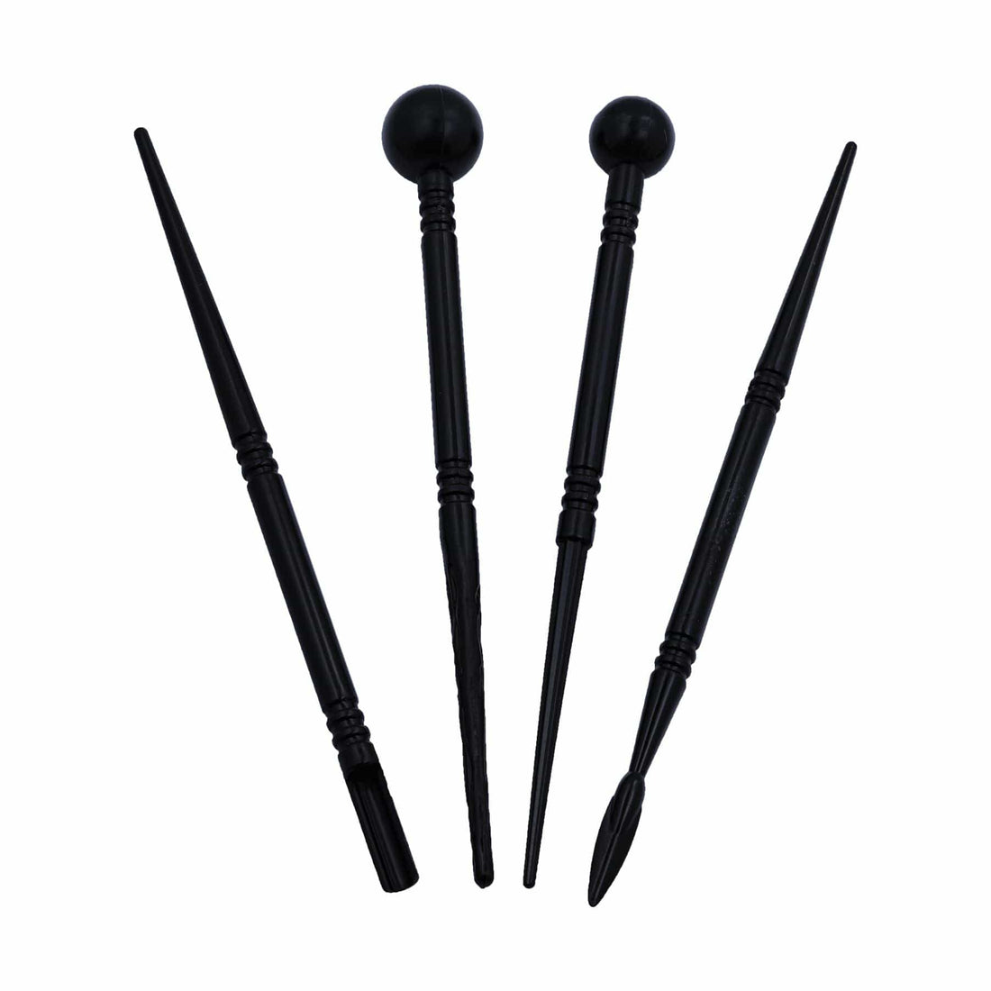Keep Smiling POTTERY TOOL 4Pcs Soft Pottery Petal Pill Stick