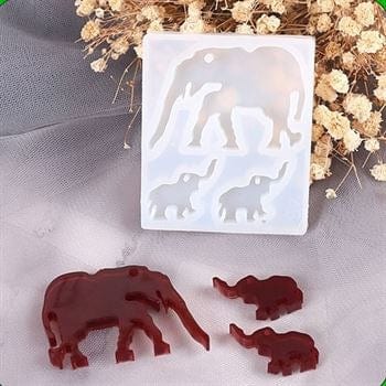 My Store Silicon Mould 3 IN 1 ELEPHANT MOULD