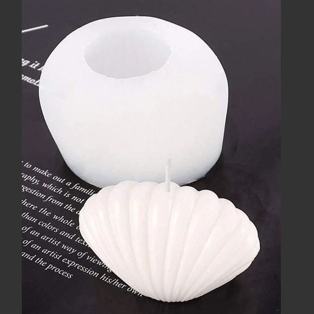 My Store Silicon Mould SHELL SHAPE CANDLE MOULD