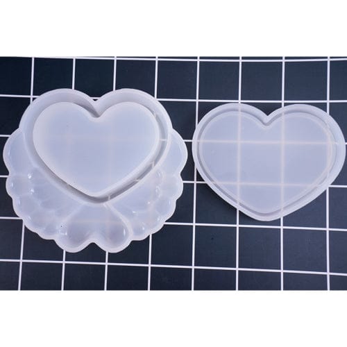 My Store Silicon Mould HEART SHAPE STORAGE BOX MOULD