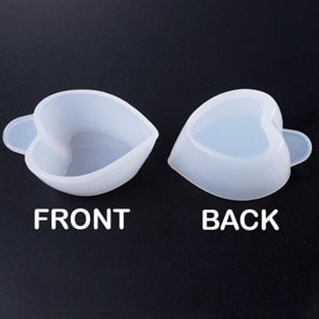My Store Silicon Mould HEART SHAPE POURING CAP MOULD