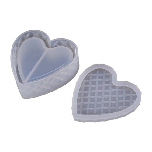 My Store Silicon Mould HEART SHAPE STORAGE BOX MOULD