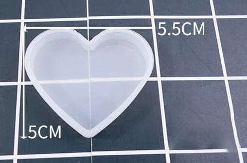 My Store Silicon Mould SMALL HEART SHAKER MOULD