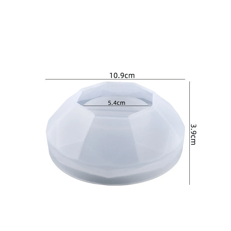 My Store Silicon Mould DIAMOND T-LIGHT HOLDER MOULD