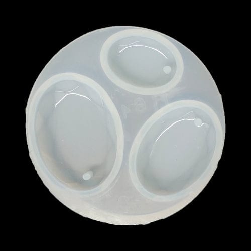 My Store Silicon Mould OVAL SHAPE DIAMOND PENDANT MOULD